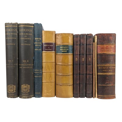Lot 126 - GEOLOGY - 19TH & EARLY 20TH CENTURY LITERATURE ON THE SUBJECT OF GEOLOGY