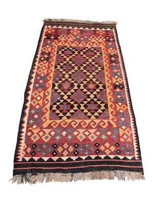 Lot 873 - HAND KNOTTED UZBEK KILIM RUG