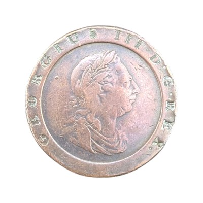 Lot 58 - 1797 KING GEORGE III CARTWHEEL TWO PENCE