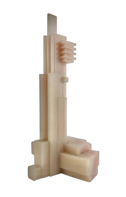 Lot 413 - 1930S ART DECO THE TOWER OF EMPIRE MOULDED ARCHITECTURAL STUDY