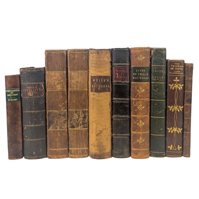 Lot 128 - BINDINGS - LARGELY 19TH CENTURY LITERATURE, INC. JACOB WASSERMANN, GILBERT WHITE, AND OTHERS.