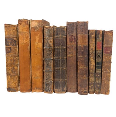 Lot 226 - 18TH & 19TH CENTURY LITERATURE, LEATHER BINDINGS - INC ALCIPHRON, A VIEW OF THE SOCIETY IN FRANCE...
