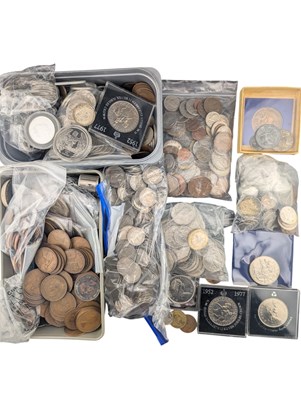 Lot 159 - COLLECTION OF CIRCULATED & COMMEMORATIVE COINS