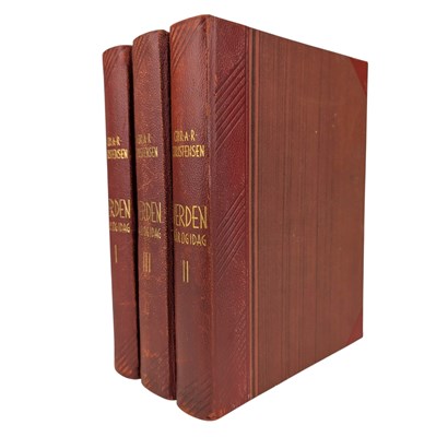 Lot 219 - CHRISTENSEN, CHR. A. R. - 1935-6 VERDEN IGAR OG IDAG, 3VOLS, FIRST EDITION