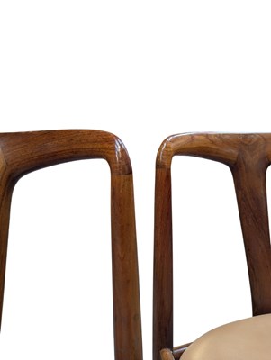 Lot 200 - JOHANNES ANDERSEN FOR ULDUM MOBELFABRIK - SET OF SIX JULIANE DINING CHAIRS