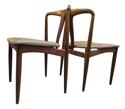 Lot 200 - JOHANNES ANDERSEN FOR ULDUM MOBELFABRIK - SET OF SIX JULIANE DINING CHAIRS