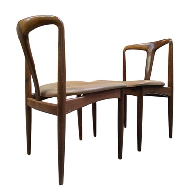 Lot 200 - JOHANNES ANDERSEN FOR ULDUM MOBELFABRIK - SET OF SIX JULIANE DINING CHAIRS