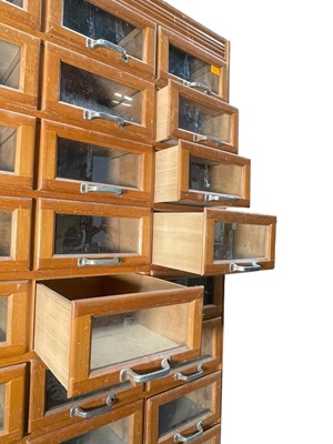 Lot 149 - MID CENTURY THIRTY-DRAWER HABERDASHERY CABINET