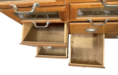 Lot 149 - MID CENTURY THIRTY-DRAWER HABERDASHERY CABINET