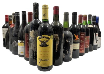 Lot 190 - SIXTEEN AUSTRALIAN, ARGENTINIAN, NEW ZEALAND, USA & CONTINENTAL RED WINE BOTTLES