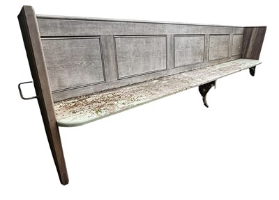 Lot 388 - LARGE 19TH CENTURY VICTORIAN ECCLESIASTICAL OAK CHURCH PEW