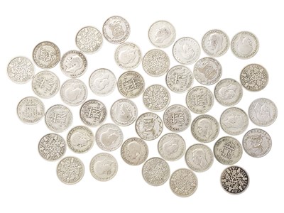 Lot 167 - COLLECTION OF KING GEORGE V & VI SIXPENCE