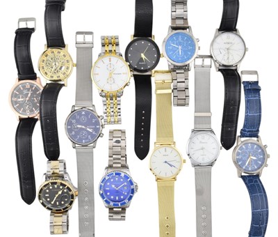 Lot 595 - COLLECTION OF TWELVE WRISTWATCHES