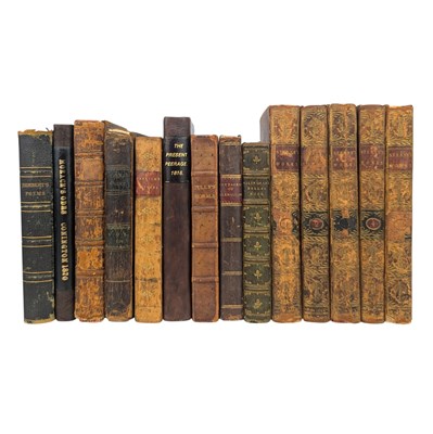 Lot 225 - BINDINGS - COLLECTION OF 18TH & 19TH CENTURY LITERATURE, INC. STERNE, TULLY, HORACE, HERBERT, ETC.