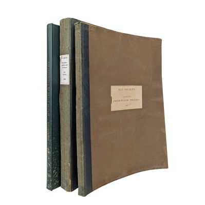 Lot 132 - THE RAY SOCIETY - A TRIO OF ZOOLOGICAL & BIOLOGICAL WORKS PUBLISHED BY THE RAY SOCIETY