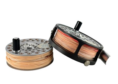 Lot 126 - HARDY BROS 'FEATHERWEIGHT' TROUT FLY FISHING REEL WITH 2 SPOOLS
