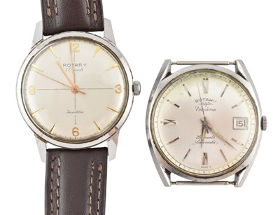 Lot 657 - TWO VINTAGE ROTARY WRISTWATCHES