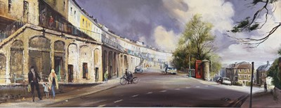 Lot 278 - KENNETH WEBB (B. 1927) - GEORGIAN BRISTOL - OIL ON CANVAS