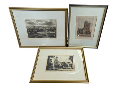 Lot 309 - COLLECTION OF THREE EARLY 20TH CENTURY SIGNED ETCHINGS