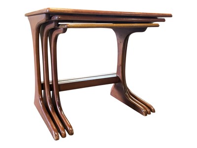 Lot 608 - G PLAN MANNER MID CENTURY TEAK NEST OF TABLES