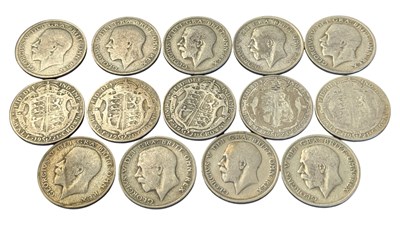 Lot 178 - COLLECTION OF KING GEORGE V HALF CROWNS