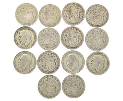 Lot 179 - COLLECTION OF KING GEORGE V HALF CROWNS