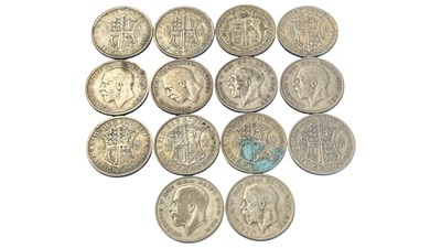 Lot 183 - COLLECTION OF KING GEORGE V HALF CROWNS