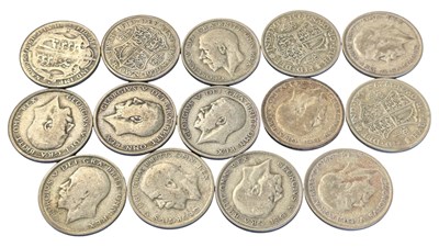 Lot 188 - COLLECTION OF KING GEORGE V HALF CROWNS