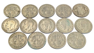 Lot 189 - COLLECTION OF KING GEORGE V HALF CROWNS