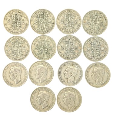 Lot 200 - COLLECTION OF KING GEORGE VI HALF CROWNS
