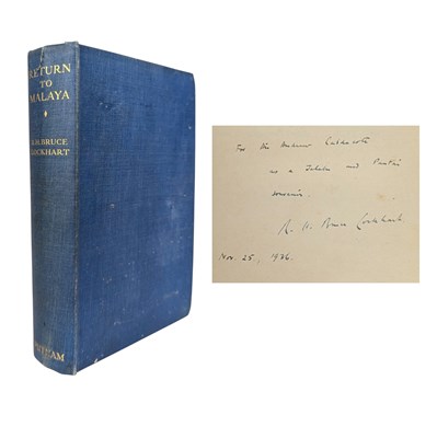 Lot 157 - LOCKHART, R. H. BRUCE - 1936 RETURN TO MALAYA, SIGNED FIRST EDITION