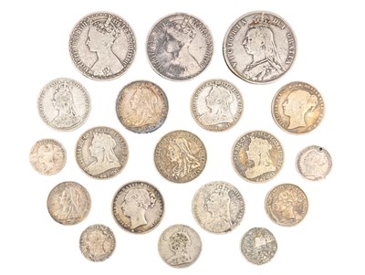 Lot 213 - COLLECTION OF QUEEN VICTORIA SILVER COINS