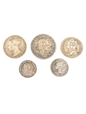 Lot 41 - 1717 KING GEORGE I THREEPENCE & OTHER EXAMPLES