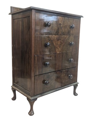Lot 864 - 1930S ART DECO MAHOGANY CHEST OF DRAWERS