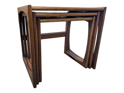 Lot 639 - G PLAN QUADRILLE 1960S TEAK NEST OF TABLES