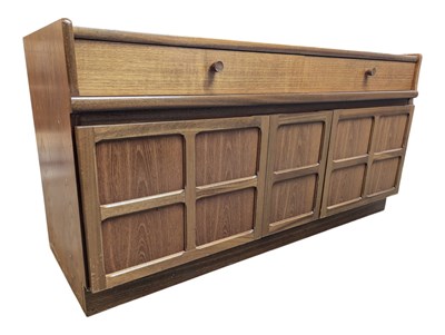 Lot 645 - MID CENTURY 1970S NATHAN SQUARES TEAK SIDEBOARD