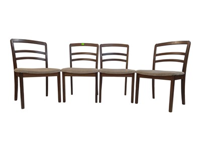 Lot 558 - G PLAN FURNITURE - SET OF FOUR RETRO TEAK DINING CHAIRS