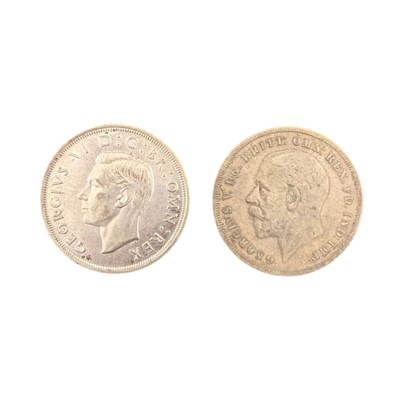 Lot 116 - 1935 KING GEORGE VI ROCKING HORSE CROWN & 1937 EXAMPLE