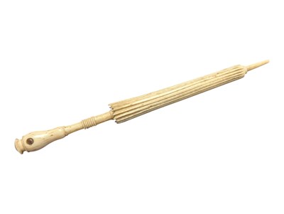 Lot 380 - 19TH CENTURY VICTORIAN STANHOPE BONE NEEDLE CASE VIEW OF BRIGHTON