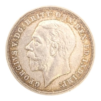 Lot 113 - 1935 KING GEORGE V ROCKING HORSE SILVER CROWN