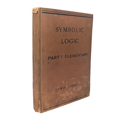 Lot 65 - CARROLL, LEWIS - 1897 SYMBOLIC LOGIC: PART I ELEMENTARY, SECOND THOUSAND, FOURTH EDITION