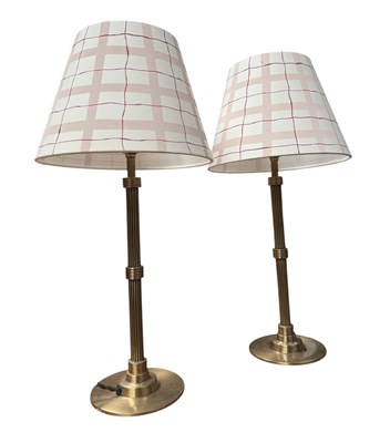 Lot 198 - POOKY - WRAPPLING MODEL - PAIR OF MODERN DESIGNER TABLE LAMPS