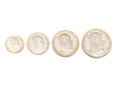 Lot 105 - 1904 KING EDWARD VII SILVER MAUNDY MONEY SET