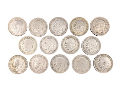 Lot 174 - COLLECTION OF KING GEORGE V HALF CROWNS