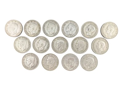Lot 210 - COLLECTION OF KING GEORGE VI SILVER TWO SHILLINGS