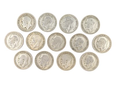 Lot 172 - COLLECTION OF KING GEORGE V HALF CROWNS