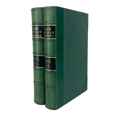 Lot 15 - MARTIN, R. MONTGOMERY - [1879-81] OUR INDIAN EMPIRE, ILLUSTRATED, LEATHER BINDING