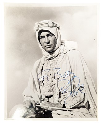 Lot 12 - PETER O'TOOLE (D.2013) - LAWRENCE OF ARABIA ORIGINAL SIGNED STILL