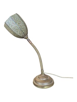 Lot 266 - 20TH CENTURY ART DECO STYLE VINTAGE GOOSENECK TABLE DESK LAMP