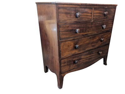 Lot 811 - ENGLISH GEORGE III 19TH CENTURY CHEST OF DRAWERS